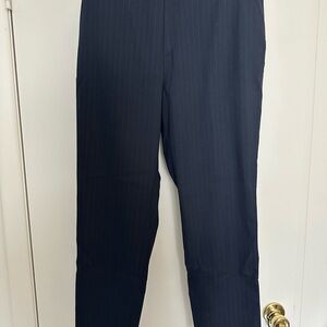Uniqlo Classic Black Pinstripe Pants